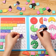 Puzzle magnetico Montessori delle frazioni